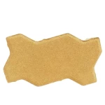 Uni Interlock Tiles, Size 22.5 cm × 11.3 cm, height 8 cm, Yellow | Al Sarif Company