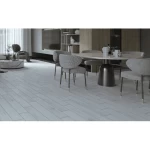 Indoor ceramic floor tiles 90 x 15 x 1 cm, light gray color |  Saudi Ceramics