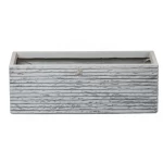 أصيص نبات فايبر أسمنتي أبعاد 70×24×23 سم لون رمادي