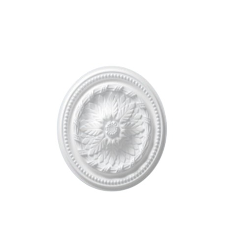 Foam Ceiling Center Diameter 400mm White Color | R5