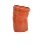 UPVC Elbow  15° Aplaco Size 75 mm Colour Orange