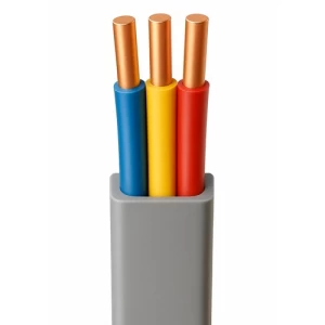 3 Core 2.5mm Solid Copper Electric Cable 300/500V, PVC 85°C Insulation, Gray, 50m | Saudi Cable Company