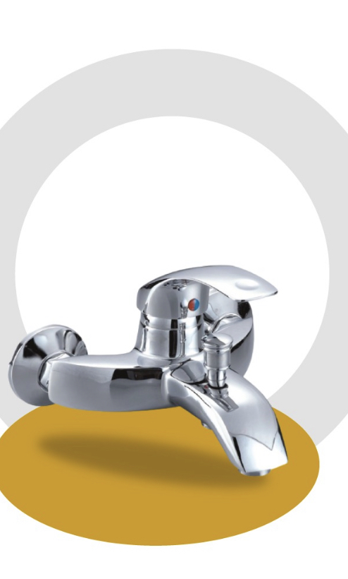 Shower Mixer Automatic Two Line Wall, Chrome | Prime Alarabia