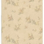 Italian Wallpaper Beige Color Floral Design, Size 10mx0.73m, Model 57124