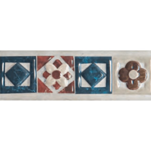 Ceramics Walls Size 2.3x2.3 cm, Listel Geometric Warm Color | Future Ceramic Company