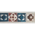 سيراميك جدران بمقاس 2.3×2.3 سم، لون ليستل ورم جيومتريك | شركة المستقبل للسيراميك