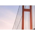 Wall mural for decor cities design, Size 366 cm × 254 cm, purple color