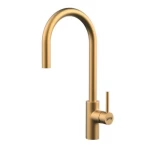 kitchen Washbasin Mixer with Thin Handle, golden Color | ASK Factory