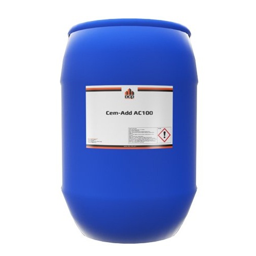 Chemical Admixtures for Improvement Concrete Cem-Add AC100 Drum 25 Liters, Milky White | Don Construction Products (DCP)