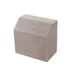 HALF CURBSTONE, length 30 cm × width 25 cm × thickness 15 cm, Gray color 