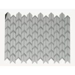 Gloss Mosaic Tiles Size 22.2×31 cm, Gray Color, Fluro Design | Abyat Company