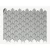 Gloss Mosaic Tiles Size 22.2×31 cm, Gray Color, Fluro Design | Abyat Company