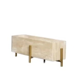 Natural Marble Travertine Rectangular Planter Length 55 cm, Width 15 cm, Height 10 cm