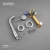 Sink Mixer 15 Bar Pressure 25x12x18.5 cm Glossy Titanium |  - Image 2