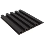 PVC wood replacement, size 20 x 290 cm, dark gray