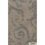 Italian Wallpaper Brown Color Floral Design, Size 10mx0.73m, Model 305007
