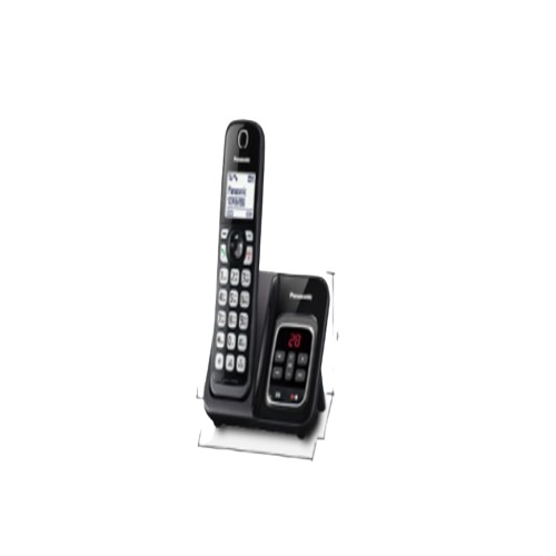 نظام هاتف لاسلكي Panasonic KX-TGD520UEB، لون أسود | Panasonic