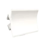 إكسسوارات جداريه فايبر، لون ابيض، طول 240 سم، ارتفاع 9.7 سم 