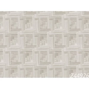 Italian Wallpaper Gray Color, 10m Length, 1.06m Width, Model Z44926 | Balbaid Decor Company