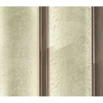 Korean ribbed PVC wood replacement panels, size 13 x 290 cm,  beige color, brown spacers
