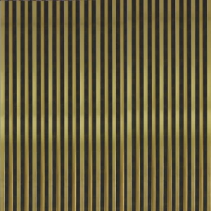 Chinese Synthetic Wood Alternative Panel for Walls 280x12 cm, Gold with Black Stripes | WDGLXA003