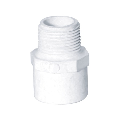 UPVC Male Adapter 1.5 inch White | ALMUIF PIPES