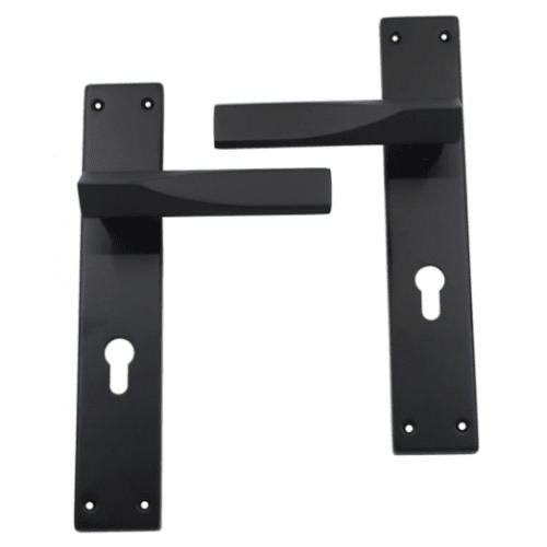 Black Door Handle for Wooden and Iron Doors, Model 495001097 | Dar Al Nijara Company