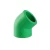 PPR Plastic Elbow 45 Degree Al-Munif Size  160 mm  Pressure 25 Bar  Color  Green
