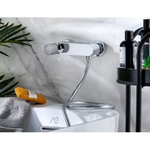 Shower Mixer Height 12 cm Width 23 cm Length 23 cm Chrome | Abyat Company