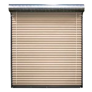 Automatic Roll Shop Doors Width 5.1 M Height 3 M Beige | Al-Arabia Water Tanks Company