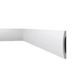 Foam Wall Trim, Length 2m, Width 20mm, Height 100mm, White Color