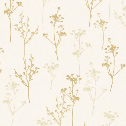 Patterned Wall Covering Brown and Beige, Roll Covers 15 Square Meters | MG 9023-3