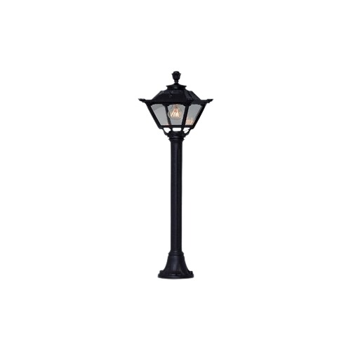Julia Outdoor Lighting Pole Length 1100 mm Black Color | Julia