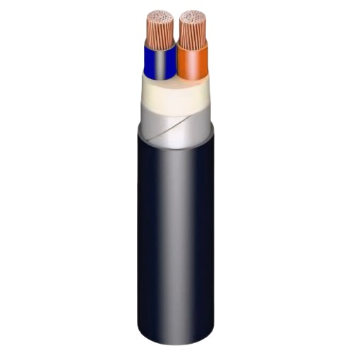 كابل STA مسلح 2.5 مم² 2 خط نحاس مجدول معزول PVC بني، أزرق | مجموعة كابلات الرياض