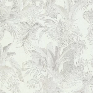 Italian Wallpaper Off White Color Tropical Design, Size 10m x 0.70m, Model rc18009 | Balbaid Decor Company