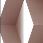 Wall Covering, Classic Design, Bright white with faint brown color, Size 10m×53cm 