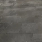 تغطية أرضية SPC، ملمس خشبي، سماكة 5 مم، لون رمادي غامق