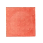 Decorative Tile for Floors with Geometric Patterns, Size 40x40 cm, Height 4 cm, Light Red Color | Al Sarif Company