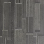 Parquet Flooring HDF, 8mm Thickness, Dark gray Color, Model FLP_932_08