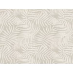 Leaf patterned wallpaper, beige color, length 10 m, width 0.53 m, model 300322  