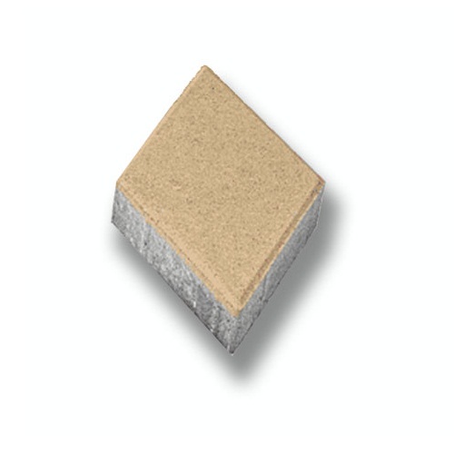 Rhombus Interlock Paver Tile 6 cm Thickness, 11.7x20 cm, Tan Color | AL ARMAK COMPANY