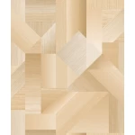 Spanish geometric wallpaper, size 10 m x 0.53 m, beige color, model G56628  