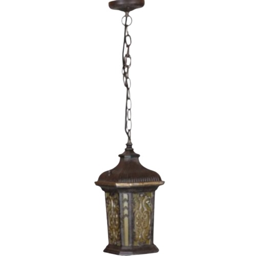 Hanging Lantern 34×18 cm Antique Brown Color | Matkel Store