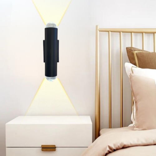 Unique Lighting Black Wall Sconces 18 cm Height, 4 cm Width | Matkel Store