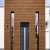 Brown WPC External Wall Cladding, Size 200x90 cm