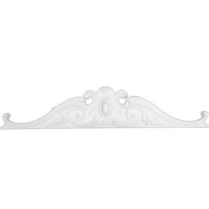 Engraved PU Foam Ceiling Frames Length 107 cm Height 20 cm White | Zakharef company