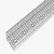 Aluminum Straight Perforated Cable Tray, 75mm Height, 100mm Width, 1.5mm Thickness | BAHRA