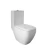 Ground Fixed Ceramic Toilet Emirati, White