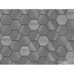 ورق جداري ايطالي لون رمادي داكن طول 10 م، عرض 0.73 م، موديل 44810