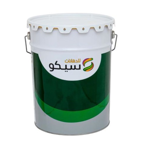 دهان عزل مائي أسطح أكريليكي مطاطي أبيض، برميل 14 كجم | دهانات Sico Paints